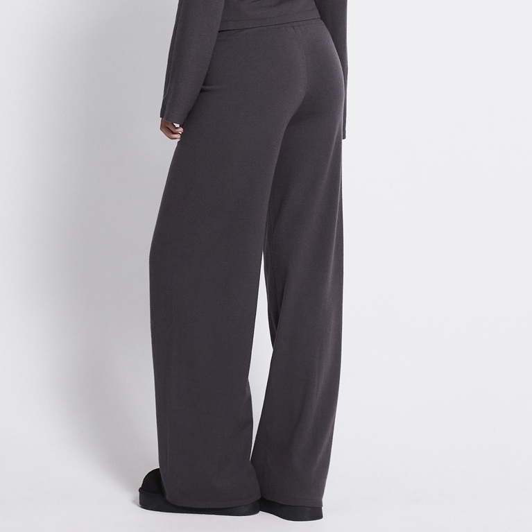Knit soft pants "Jolina" Antracit